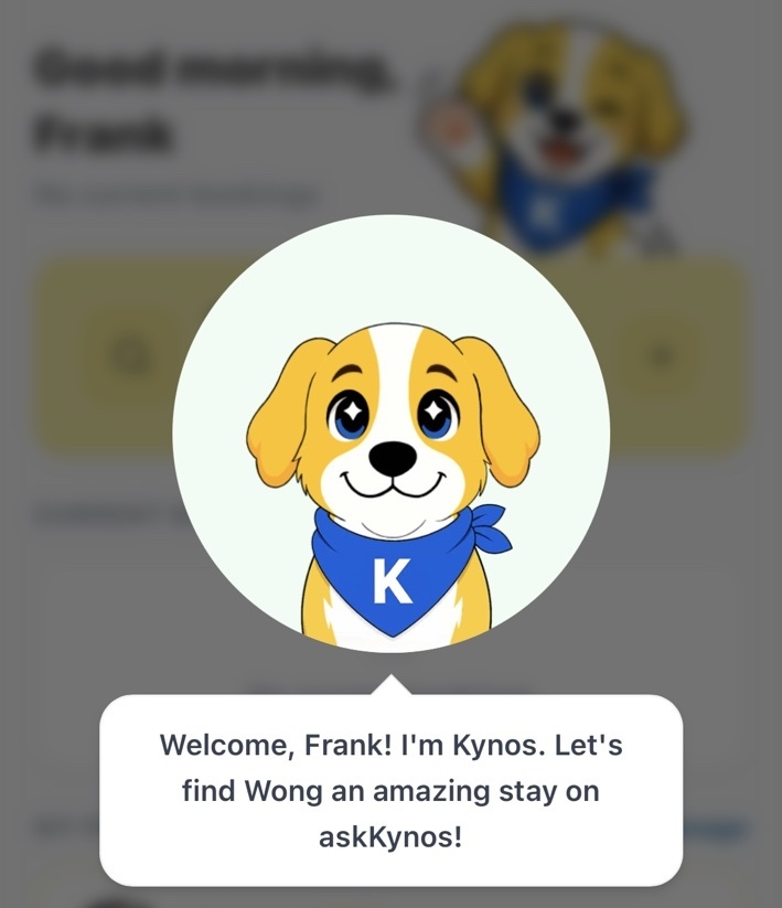 Returning to askKynos, Kynos remembers Frank and Wong and offers to help find Wong an amazing stay